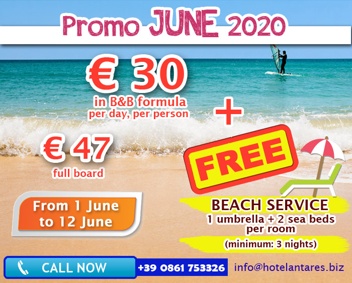Promotion June 2020 - Hotel Antares Alba Adriatica